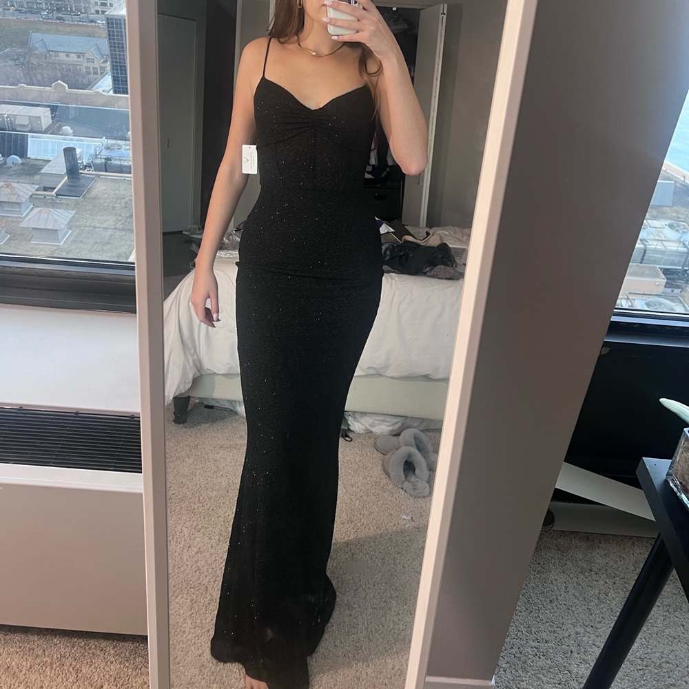 Windsor Kelsie Formal Glitter Mermaid Dress